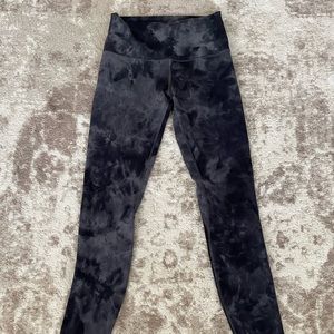 Lululemon Align High Rise 25” - Diamond Dye Pitch Grey Graphite